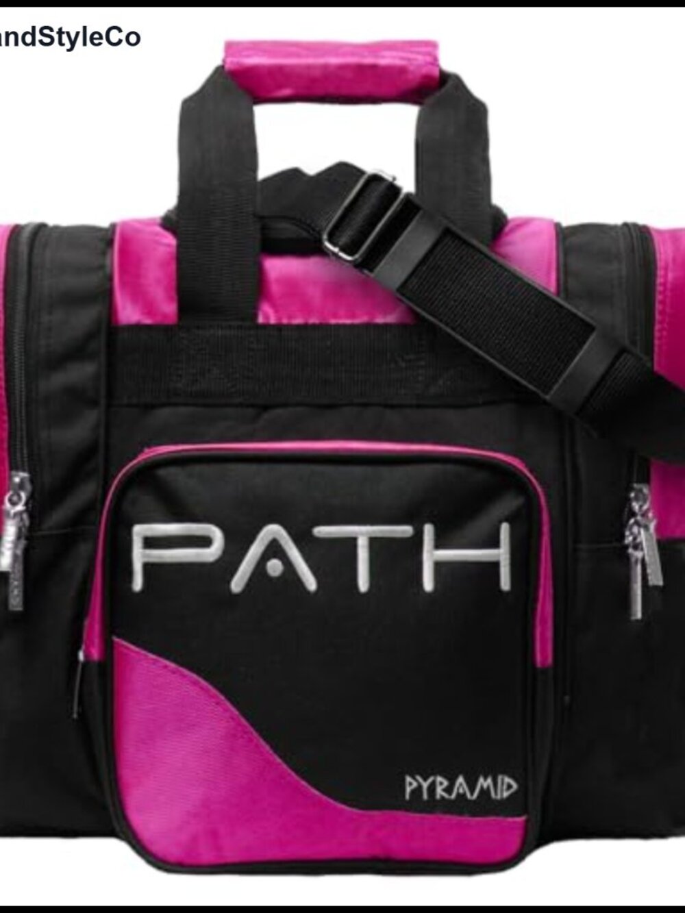 Bowling Ball Tote Bag with Padded Strap - Holds Ball and Shoes